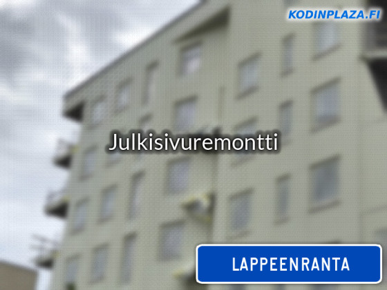 Julkisivuremontti Lappeenranta