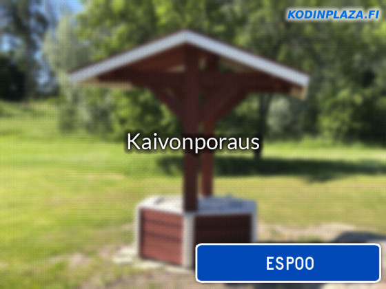 Kaivonporaus Espoo