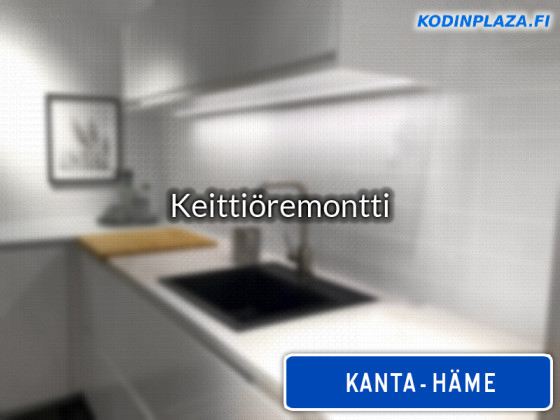 Keittiöremontti Kanta-Häme