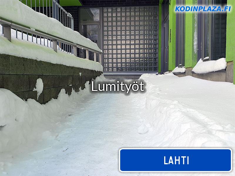 Lumityöt Lahti