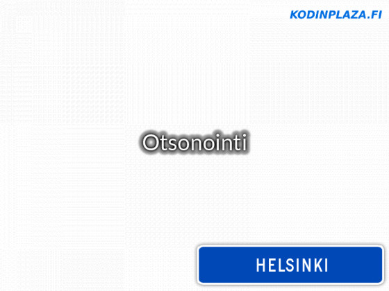 Otsonointi Helsinki