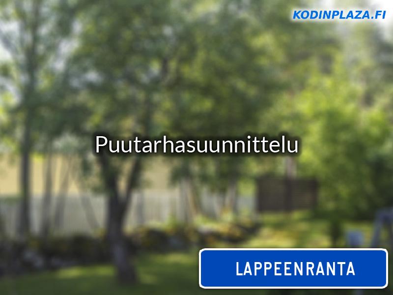 Puutarhasuunnittelu Lappeenranta