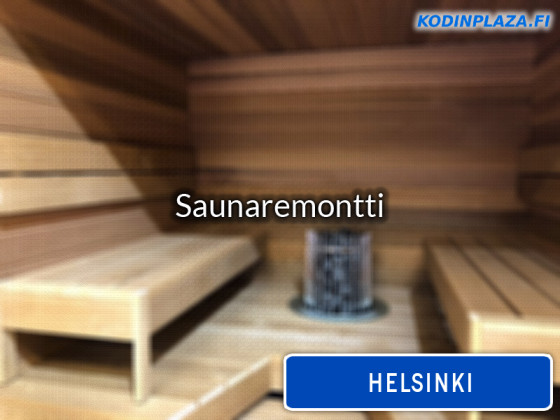 Saunaremontti Helsinki
