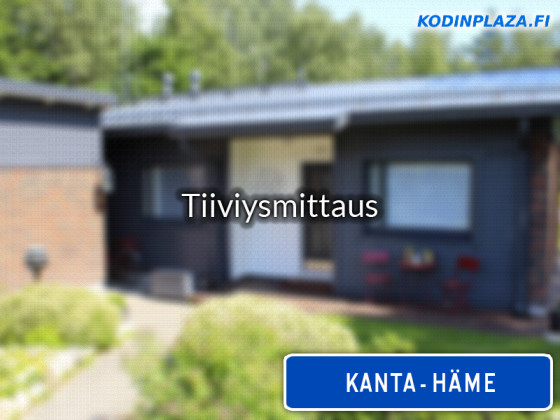 Tiiviysmittaus Kanta-Häme