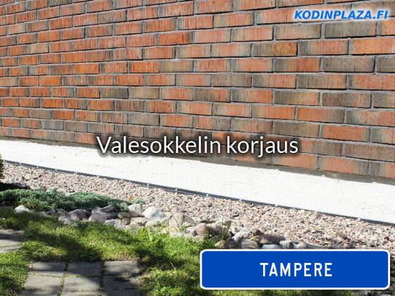 Valesokkelin korjaus Tampere